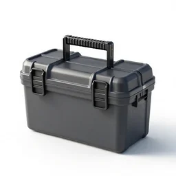 modular tackle box, clean 3d render, octane render, isolated on a pure white background, centered, entire object in frame, sharp focus, soft studio lighting