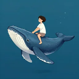 a man riding a whale, greg rutkowski