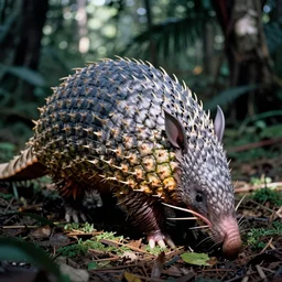 a photo of a giant mutant pineapple armadillo in its natural habitat, kodak ektachrome e 1 0 0 photography