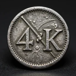 medieval coin, 4 k, studio lighting, flickr