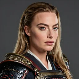 ( ( ( ( ( ( margot robbie ) ) ) ) ) samurai!!!!!!! warrior, intense intricate detail, beautiful and gorgeous design, cinematic composition, painting masterpiece by rembrandt, michelangelo, junji ito, yoji shinkawa, takehiko inoue, psychedelic imagery background, fractal clouds