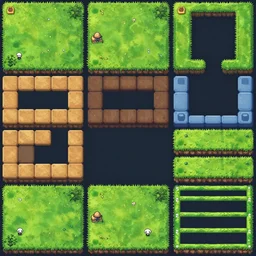 separates HD spritesheet game assets  from Ori and the blind forest, SOTN, wonder boy, dead cells, hollow knight  spritesheet game asset pack contaning floor , grass and plataforms,  inside a RPG game, amazing mmorpg, separated modular  plataforms,  Subject in Middle of squares , Rule of Thirds, 4K, Retrofuturism, Studio Ghibli, Simon Stålenhag