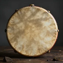 indigenous shamanic drum, fantasy art, matte painting