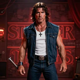 Macho Man Randy Savage in Stranger Things, cinematic