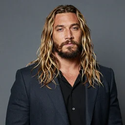 jason mamoa with blonde hair and beard