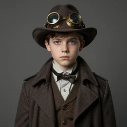 (((((((((portrait of boy dressed as steampunk detective . muted colors.))))))))) by Jean-Baptiste Monge !!!!!!!!!!!!!!!!!!!!!!!!!!!