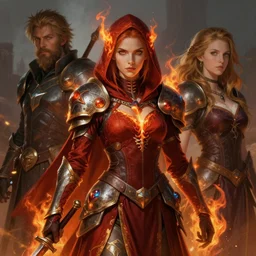 female mage, fire emblem, art by artgerm and greg rutkowski and magali villeneuve, portrait, d & d, fantasy, highly detailed, digital painting, trending on artstation, concept art, sharp focus, illustration