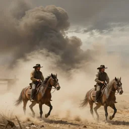 dust storm in the old west, sharp focus, intricate, elegant, digital painting, artstation, matte, highly detailed, concept art, illustration, volumetric lighting, art by greg olsen and liz lemon swindle