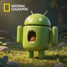 [ national geographic photo of a screaming avocado android ]