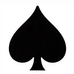 spade with a mouth