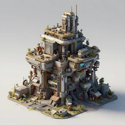 building game asset, 3 d, futuristic kitbash, jama jurabaev, tyler edlin, james paick, emmanuel shiru, victor mosquera, modular detailed, artstation, for aaa game, high quality