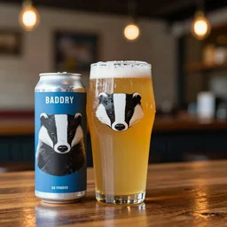 badger!!!!!! drinking trendy ipas in a hipster bar