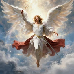 lucifer is cast down from heaven by raymond swanland, highly detailed, bright tones