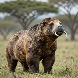 giant ground sloth scenic hd nature photography