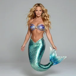 2 0 0 0 s era britney spears as a mermaid, fantasy, intricate, elegant, highly detailed, digital painting, artstation, concept art, matte, sharp focus, illustration, art by artgerm and greg rutkowski and alphonse mucha