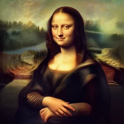walter white as the mona lisa