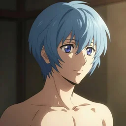 character illustrations of rei ayanami