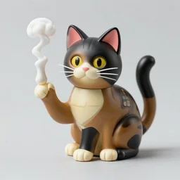 cutaway diagram of eastern european knock - off smoking cat toy