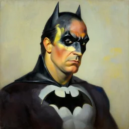 salvador dali painting of batman