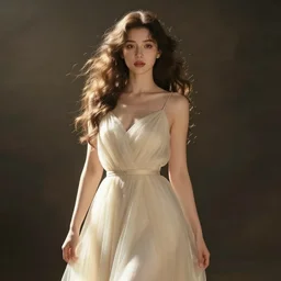 Full body photo of the a beautiful goddess