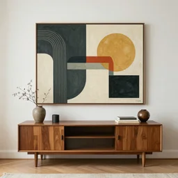 stunning mid century modern art