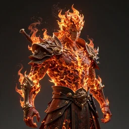 portrait of a God made of fire, Dark Souls 3 themed, in style of Ruan Jia, insanely detailed and intricate, golden ratio, elegant, ornate, luxury, elite, matte painting, cinematic, cgsociety, James jean, Brian froud, ross tran, Laputa