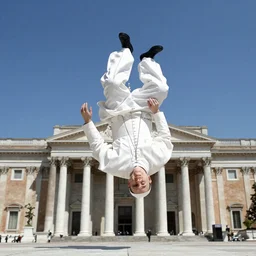 the pope doing sick kickflips