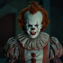 film still of will poulter as pennywise. directed by cary joji fukanaga.