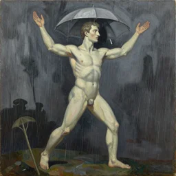 the rains of prometheus by jeffrey smith, cubism, oil on canvas, trending art station, masterpiece