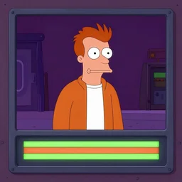 bender from futurama in GTA loading screen art
