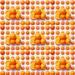 campari and oranges organized in a seamless repeating pattern of campari and oranges, colourful, symmetrical, repeating 3 5 mm photography, in the style of toiletpaper magazine, surreal, high detail, photograph by slim aarons, wes anderson,