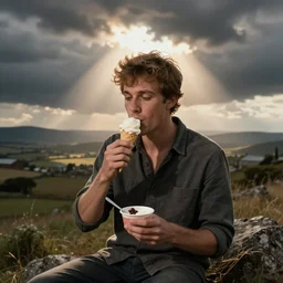tom waits eating ice cream
