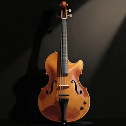 illustration vector art of a bass against a black background