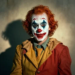 ben stiller as a clown, hyper realistic