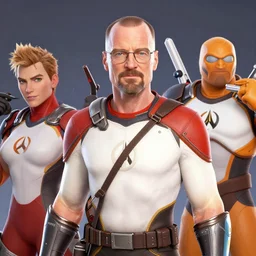 walter white with the overwatch team