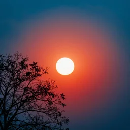 crimson and azure become as the sun