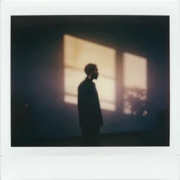 Plato, 90s polaroid, by Saul Leiter, Jamel Shabazz, Nan Goldin