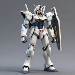 shark mech suit gundam unreal engine 5,