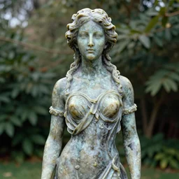a beautiful photographic portrait of an obsidian statue of a lady by annie leibovitz, canon eos 6 0 0 d, 5 0 mm, natural lights, vintage color scheme, trending on artstation