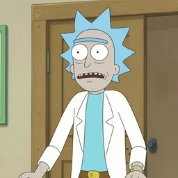 real life rick and morty, DLSR photograph