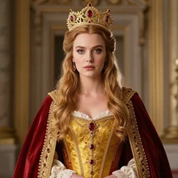 vanessa kirby as a queen