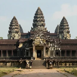 Angkor Wat as a modern government building, digital painting, concept art by Jason Chan, artstation