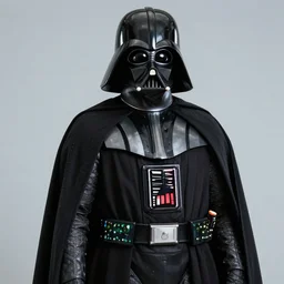 photograph of darth vader as kylo ren superfan