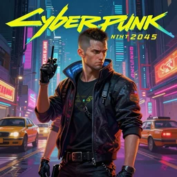 a portrait of a cyberpunk epic Friday night firefight, Night City, cyberpunk 2077, very very coherent painting, 1979 OMNI Magazine Cover, street level neo-Tokyo in Cyberpunk 2045 style by Vincent Di Fate by mark arian by artgerm in the style of Gustavo Dore, 4k, 8k, HD, trending on artstation