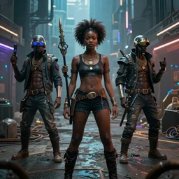 African cyberpunk wizards