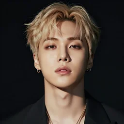 portrait of jimin from BTS but he’s white
