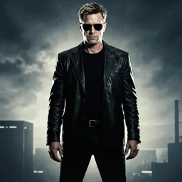 Jack Burton plays as The Terminator, movie poster