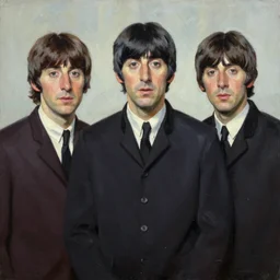 the beatles oil painted by Leonid Afremov