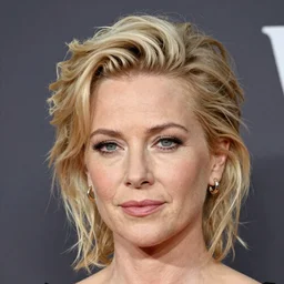 photo of a gorgeous 40-year-old Gillian Anderson with 1980s hairstyle  by Mario Testino, detailed, head shot, award winning, Sony a7R -