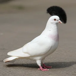cow pigeon man
